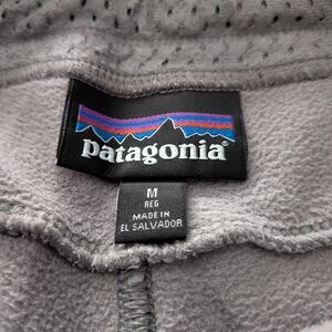Patagonia Light Gray Fleece Joggers